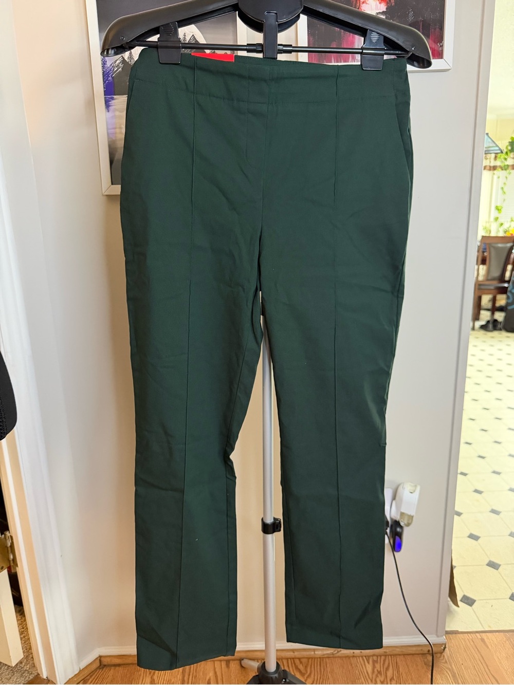 Hilary Radley Deep Emerald Classic Trousers Size M
